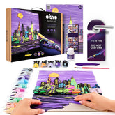 Set 3D creativo OKTO Skyline New York 30 x 40 cm